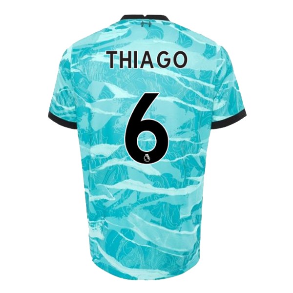 Maglia Liverpool NO.6 Thiago Away 20/21 Blu